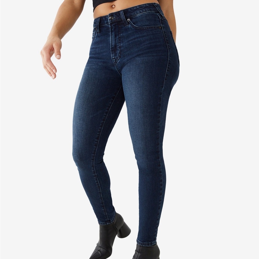 NWT True Religion Halle High Rise Skinny Jeans